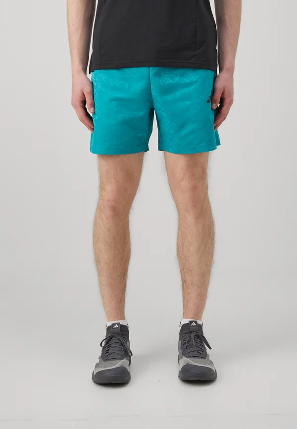 TIRO  - Kurze Sporthose - pure teal/black