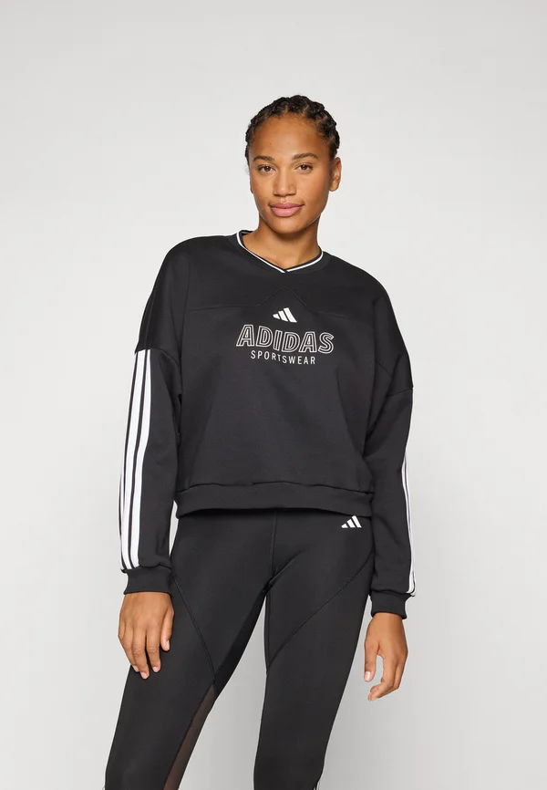 TIRO - Sweatshirt - black/white