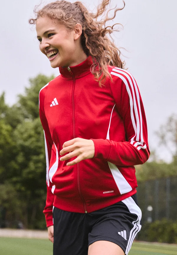 TIRO24 JACKET - Trainingsjacke - rotweiss