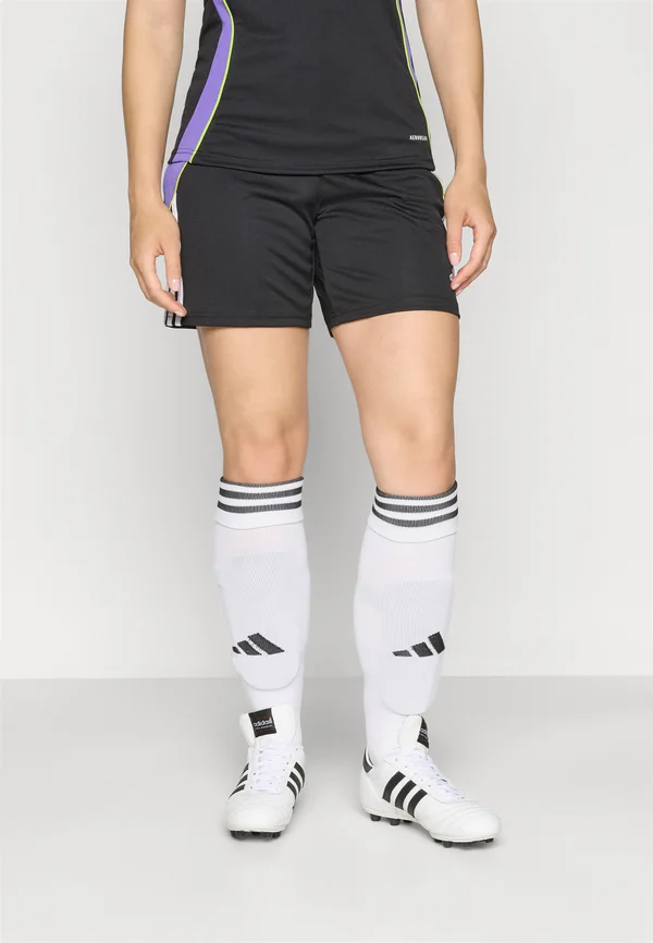 TIRO24 TRAINING SHORT - Kurze Sporthose - black/purple rush