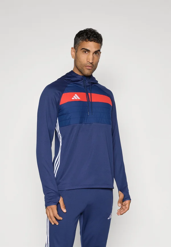 TIRO25 ESSENTIALS WINTERIZED TRAINING TOP MEN - Kapuzenpullover - team navy blue/red/white