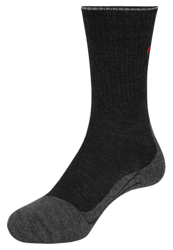 TK2 WOOL SILK - Sportsocken - anthrazit meliert