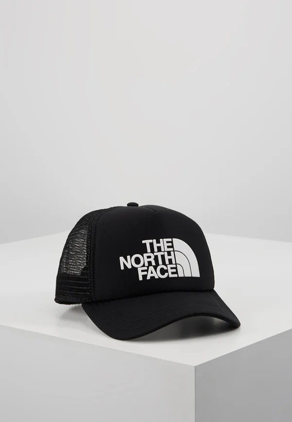 TNF LOGO TRUCKER - Cap - black/white