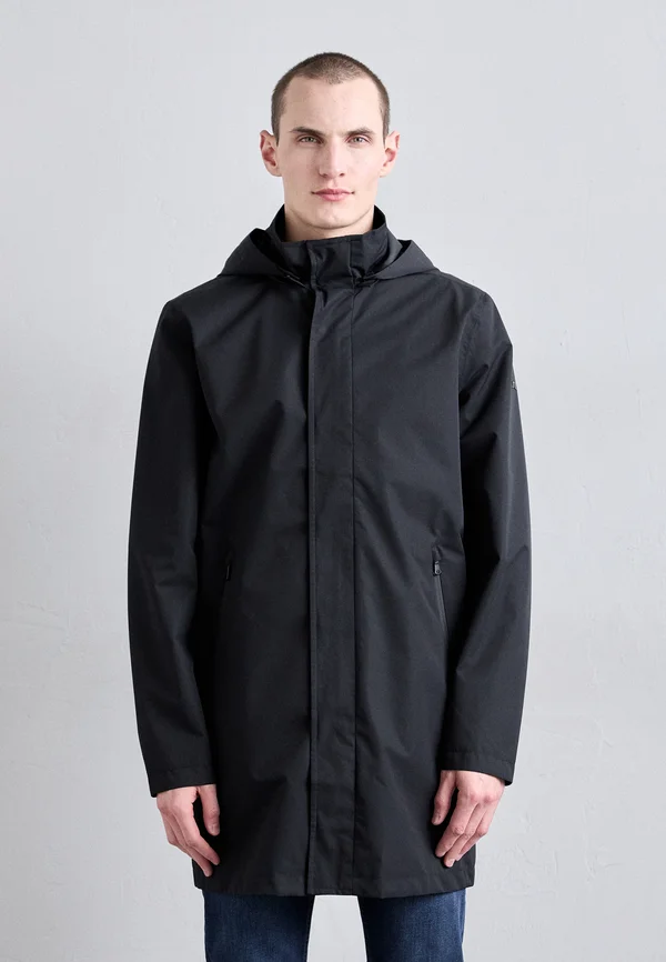 TOBIAS 2L MIDLENGTH JACKET - Regenjacke / wasserabweisende Jacke - black