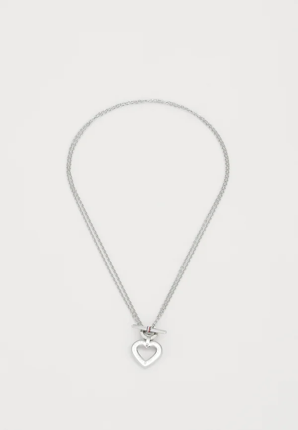 TOGGLE HEART - Halskette - silver-coloured