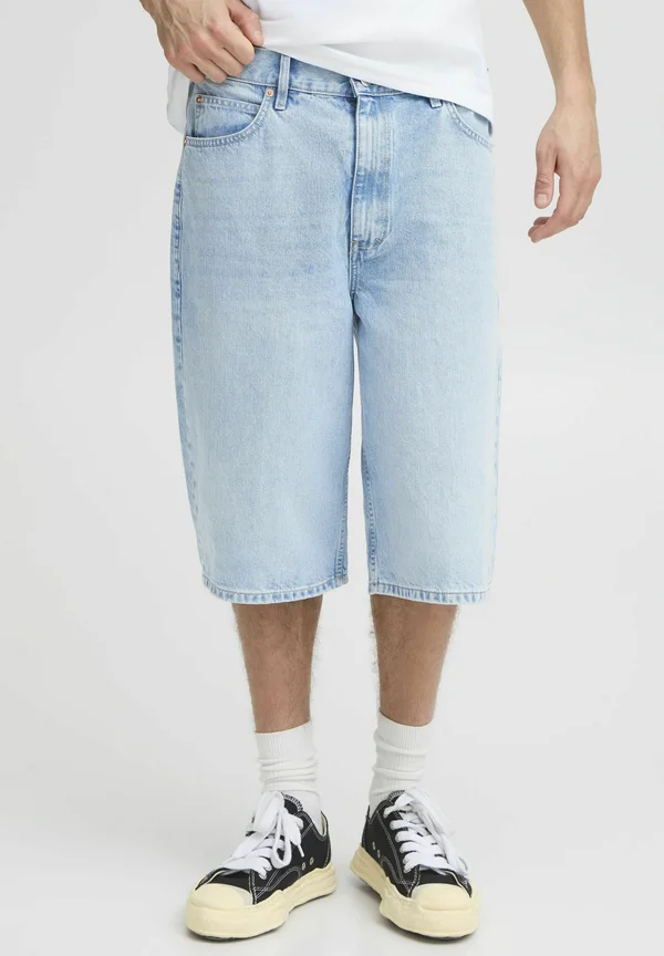 TOMMY - Jeans Shorts - light blue denim