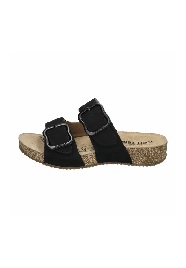 TONGA - Pantolette flach - schwarz