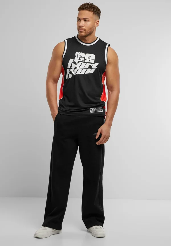 Top - black red