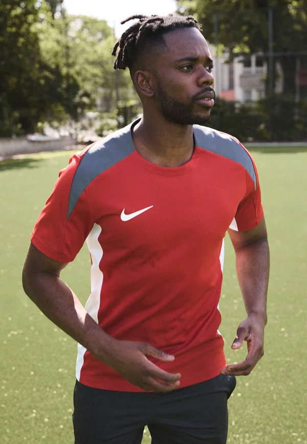 TOP - Sport T-Shirt - dragon red/white/iron grey/white