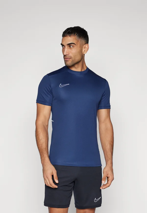 TOP  - Sport T-Shirt - midnight navy/white