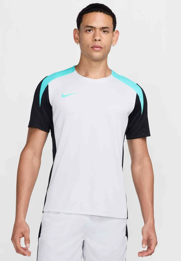 TOP - Sport T-Shirt - photon dust black dynamic turquoise dynamic turquoise