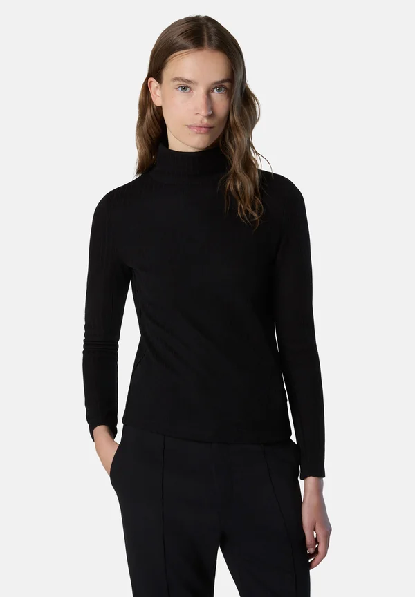 TOP TURTLE-NECK - Strickpullover - charcoal grey