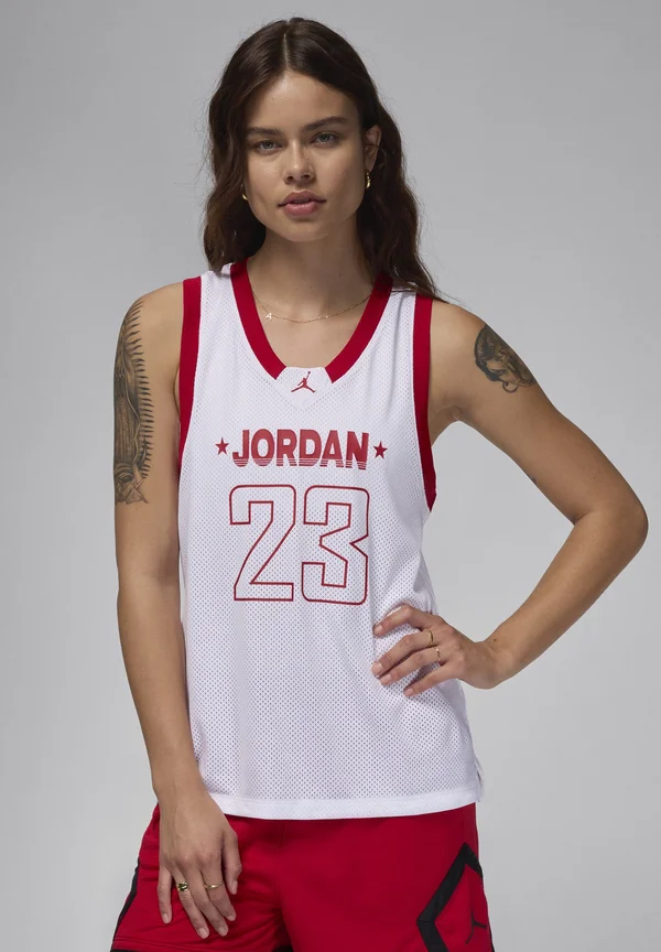 Top - white gym red gym red