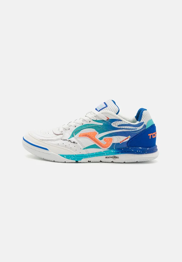 TOPFLEX REBOUND - Fußballschuh Halle - white/royal