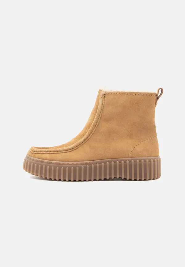 TORHILL COZY - Plateaustiefelette - light tan