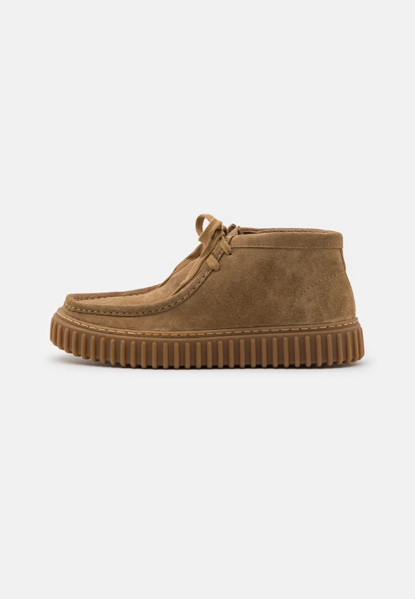 TORHILL HI - Schnürstiefelette - dark sand