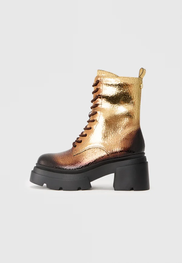 TOSSUP - High Heel Stiefelette - bronze-coloured/gold-coloured