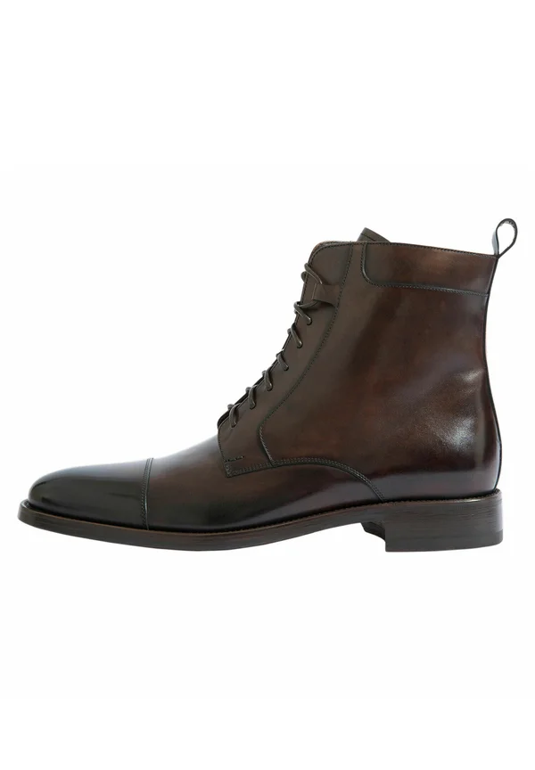 TOTÒ EBANO - Schnürstiefelette - dark brown calf