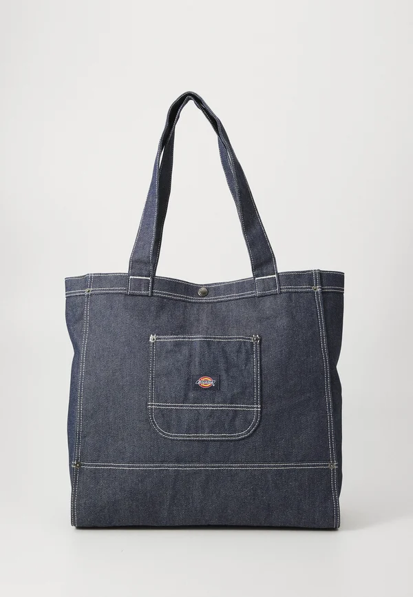 TOTE BAG UNISEX - Shopping Bag - rinsed denim