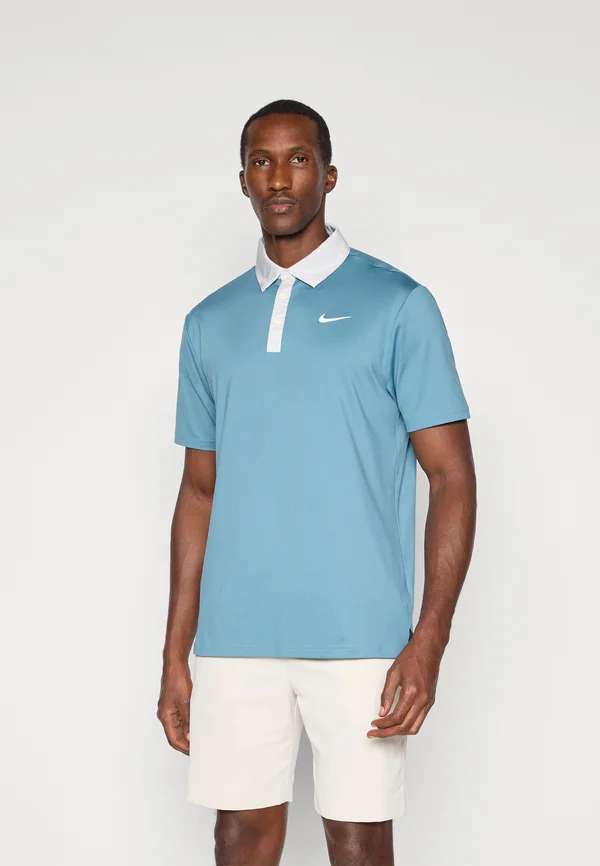 TOUR CONTRAST  - Poloshirt - smokey blue/pure platinum/pale ivory