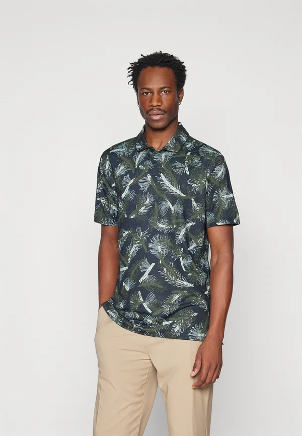 TOUR - Poloshirt - cargo khaki/black