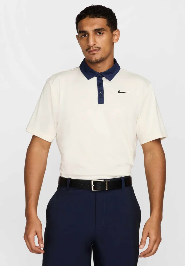 TOUR - Poloshirt - pale ivory midnight navy black