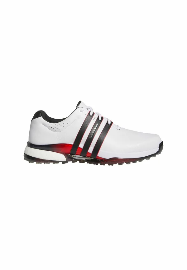 TOUR SPIKELESS - Golfschuh - cloud white   core black   lucid red