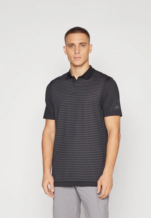 TOUR STRIPE - Poloshirt - black