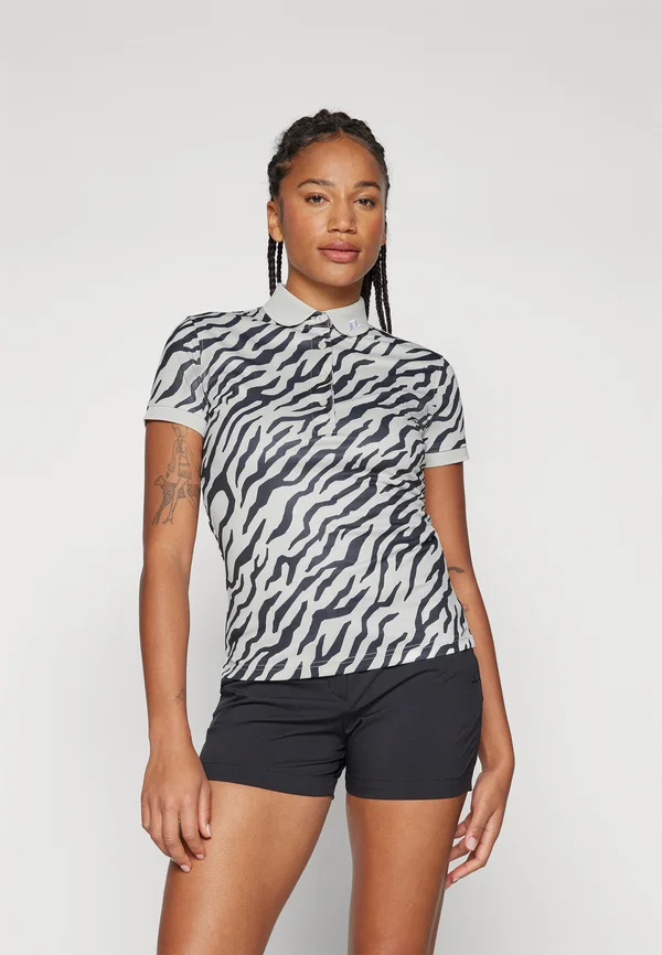 TOUR TECH PRINT - Poloshirt - moonbeam