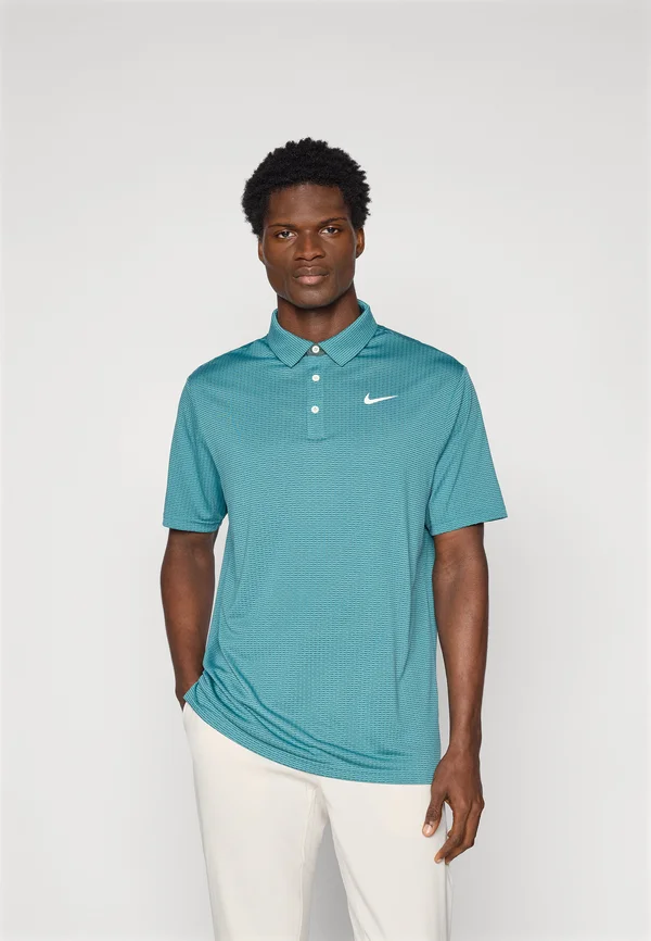 TOUR TEXTURE - Poloshirt - mineral teal/pale ivory