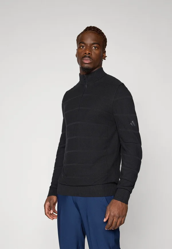 TOUR WIND - Strickpullover - black