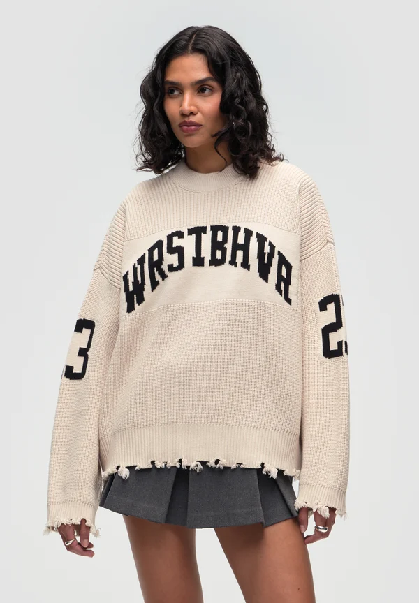 TOVE - Strickpullover - whitecap gray