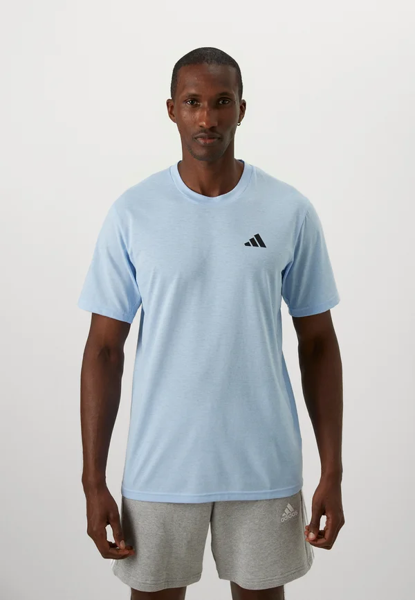 TR-ES FR T - Sport T-Shirt - glow blue/black