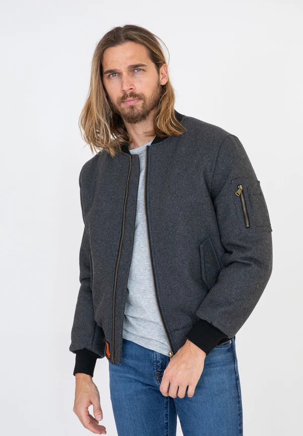 TRACK - Bomberjacke - grey