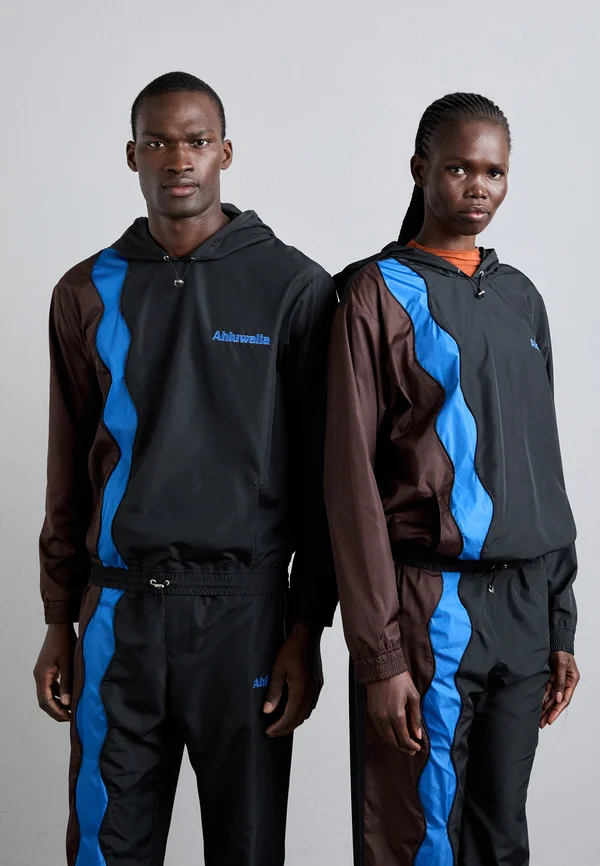 TRACK HOODIE UNISEX - Windbreaker - black