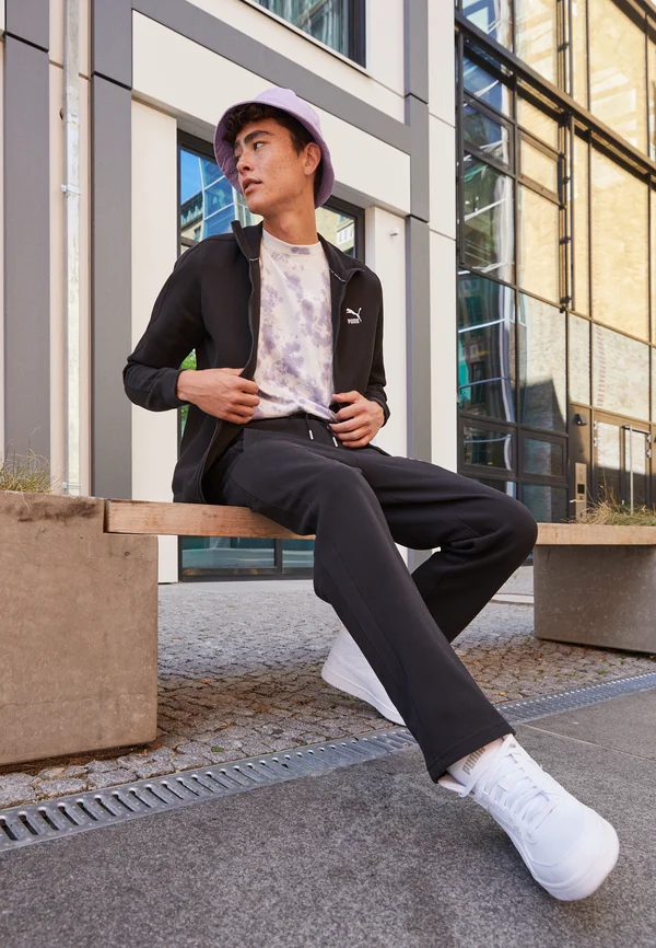 TRACK JACKET - Sweatjacke - black