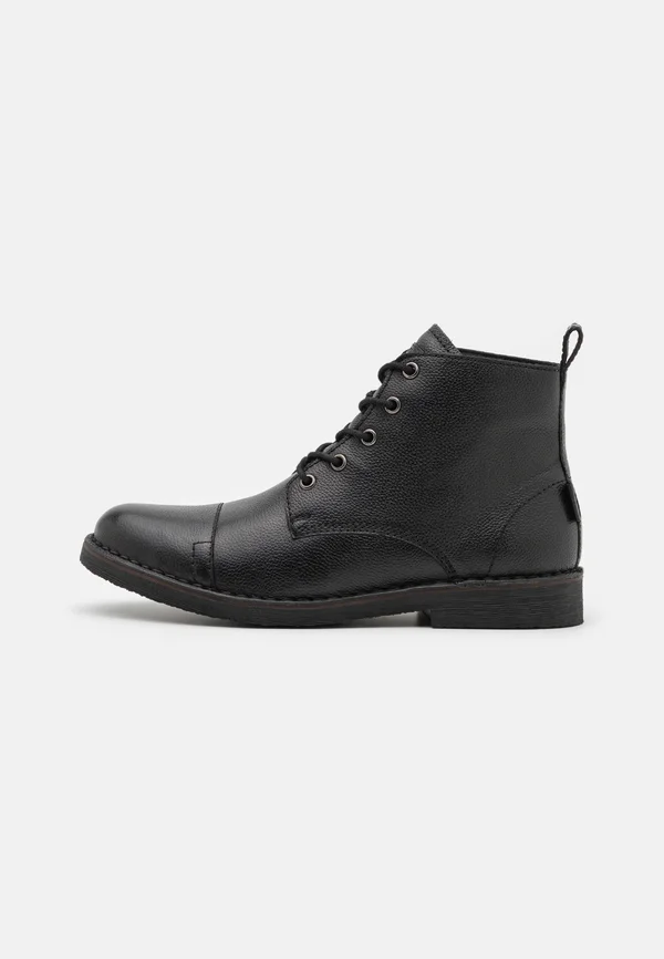 TRACK - Schnürstiefelette - full black