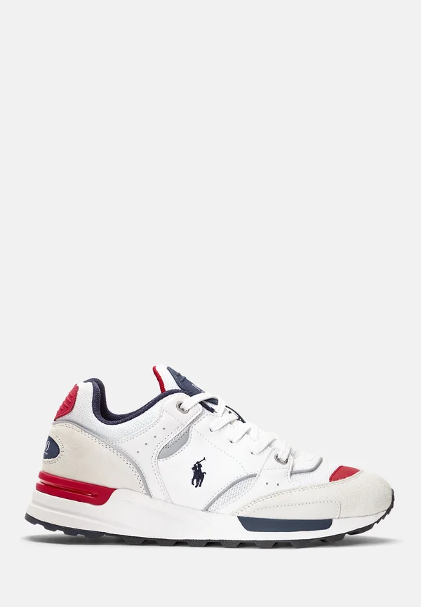 TRACKSTER 200 TOP - Sneaker low - grey/navy/white/red