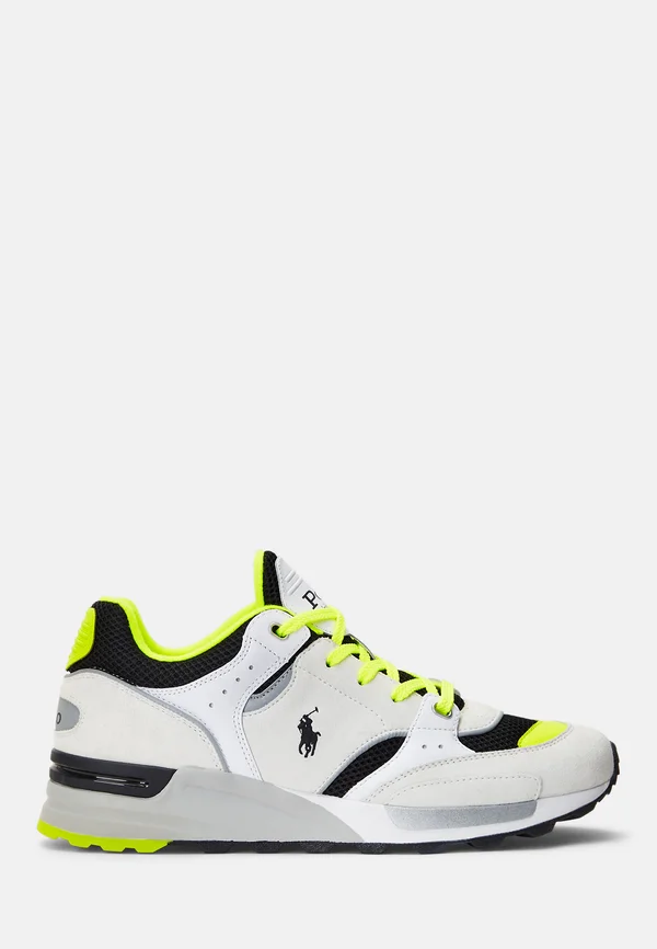 TRACKSTER 200 TOP - Sneaker low - white/black/yellow