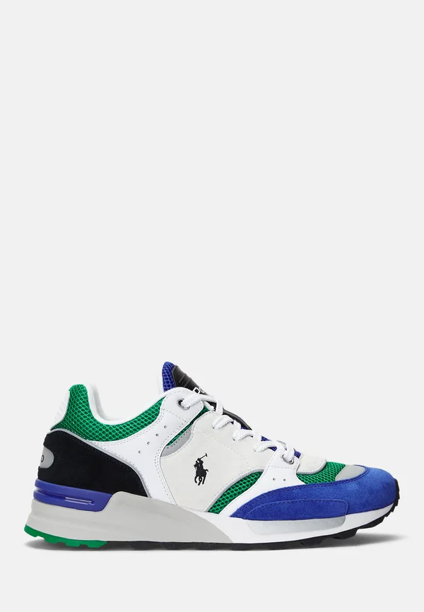 TRACKSTER 200 TOP - Sneaker low - white/royal blue/green