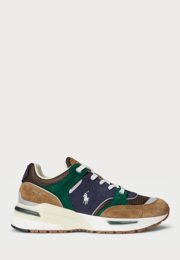 TRACKSTER 250 SUEDE & MESH SNEAKER - Sneaker low - desert tan/navy/multi