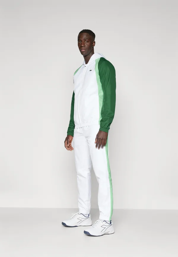 TRACKSUIT SET - Trainingsanzug - white/liamone/green