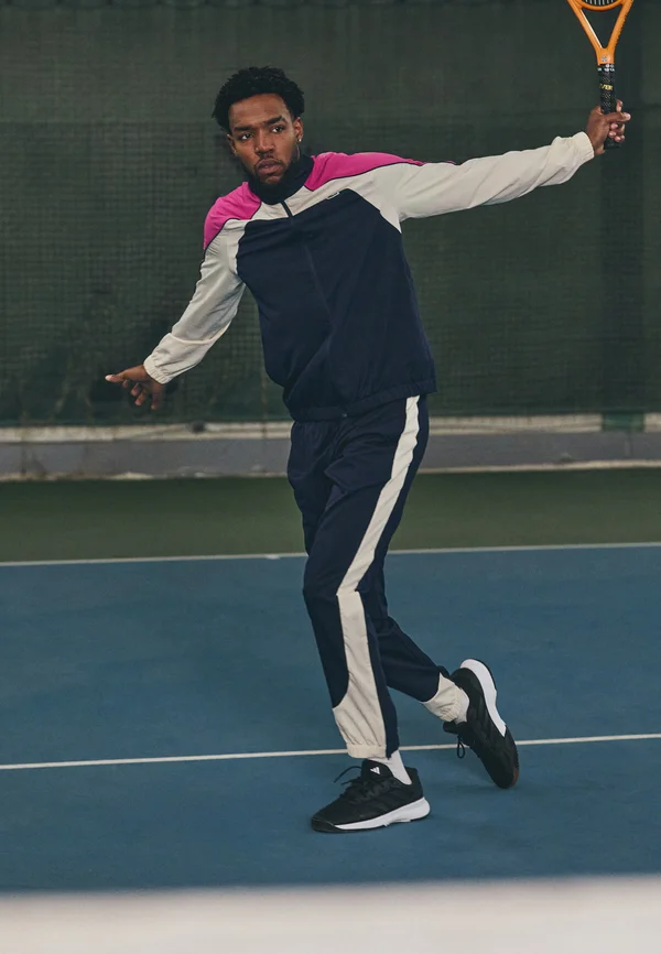 TRACKSUIT TOUR - Trainingsanzug - navy blue/lapland malva