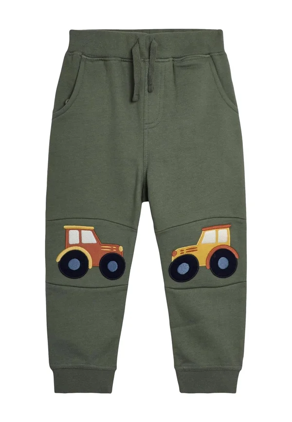 TRACTOR APPLIQUE KNEE PET IN POCKET - REGULAR FIT - Jogginghose - khaki