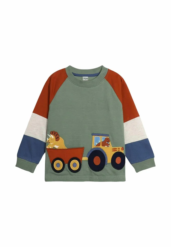 TRACTOR APPLIQUE REGULAR FIT - Langarmshirt - khaki