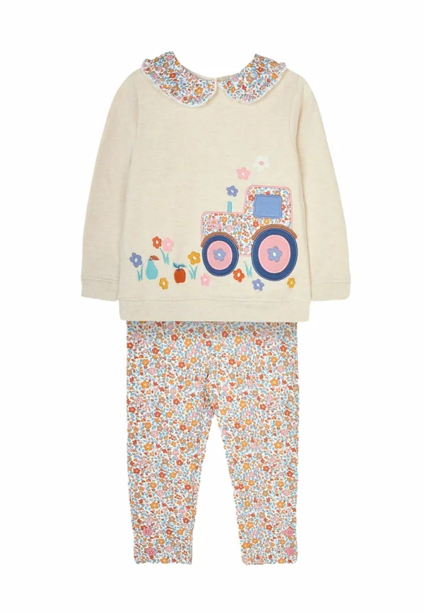 TRACTOR APPLIQUE  SET REGULAR FIT - Leggings - Hosen - natural
