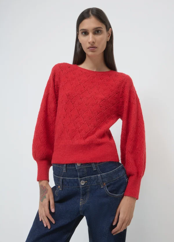 TRAFORATA - Strickpullover - rosso