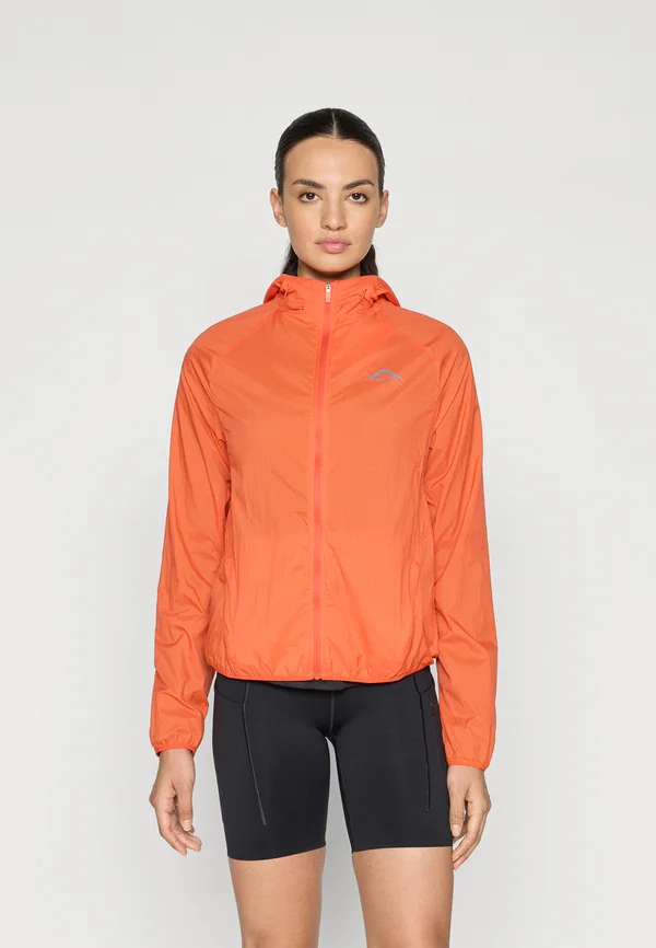 TRAIL - Laufjacke - picante red/pearl white/black