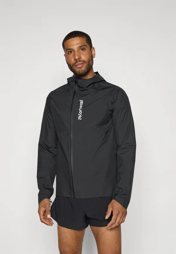 TRAIL RAIN JACKET BLACK - Windbreaker - black