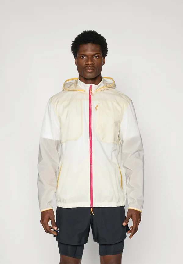 TRAIL RUN JACKET - Windbreaker - stone/sandstorm